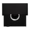 Flash Furniture Dell Receptacle Enclosure for 32 Gallon Trash Cans w/8-in Drop Hole and Upper Tray Shelf, Blk GC-M-196-BLK-GG - alternate 5